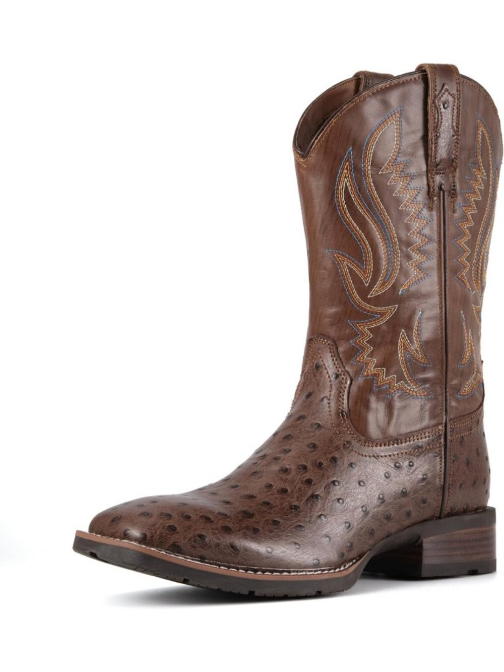 Stylish Square Toe Cowboy Boots for Men | Western Style Footwear, Durable